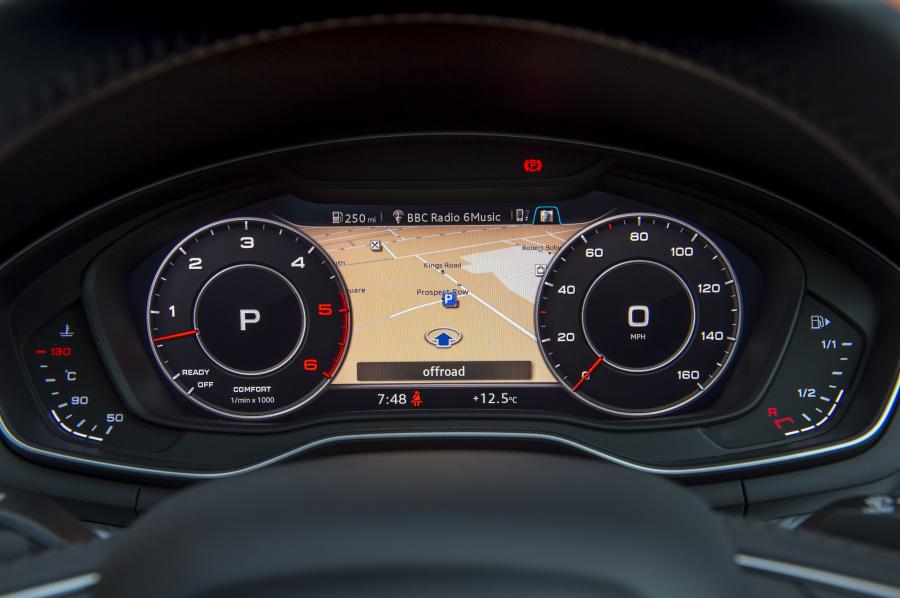 Панель приборов Audi A4 Allroad 3.0 TDI Quattro (B9) 2016 года  (UK) (фото 29 из 33)